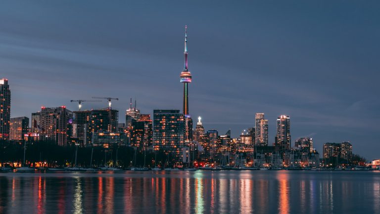 Toronto skyline at night - Raptors NBA rebuild analytics