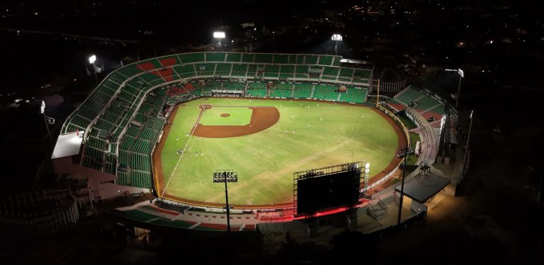 Baseball field under stadium lights - 2025 MLB August pennant race analytics