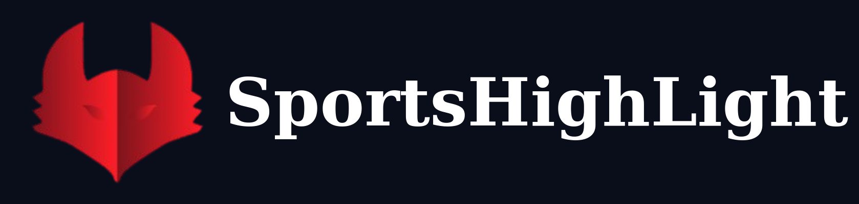 SportsHighLight official logo: red fox emblem with the wordmark SportsHighLight and the tagline SPORTS ANALYTICS, HONESTLY.