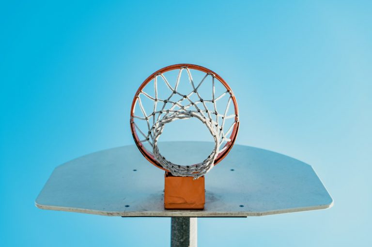 Basketball going through orange rim and net - NBA MVP race voter analysis