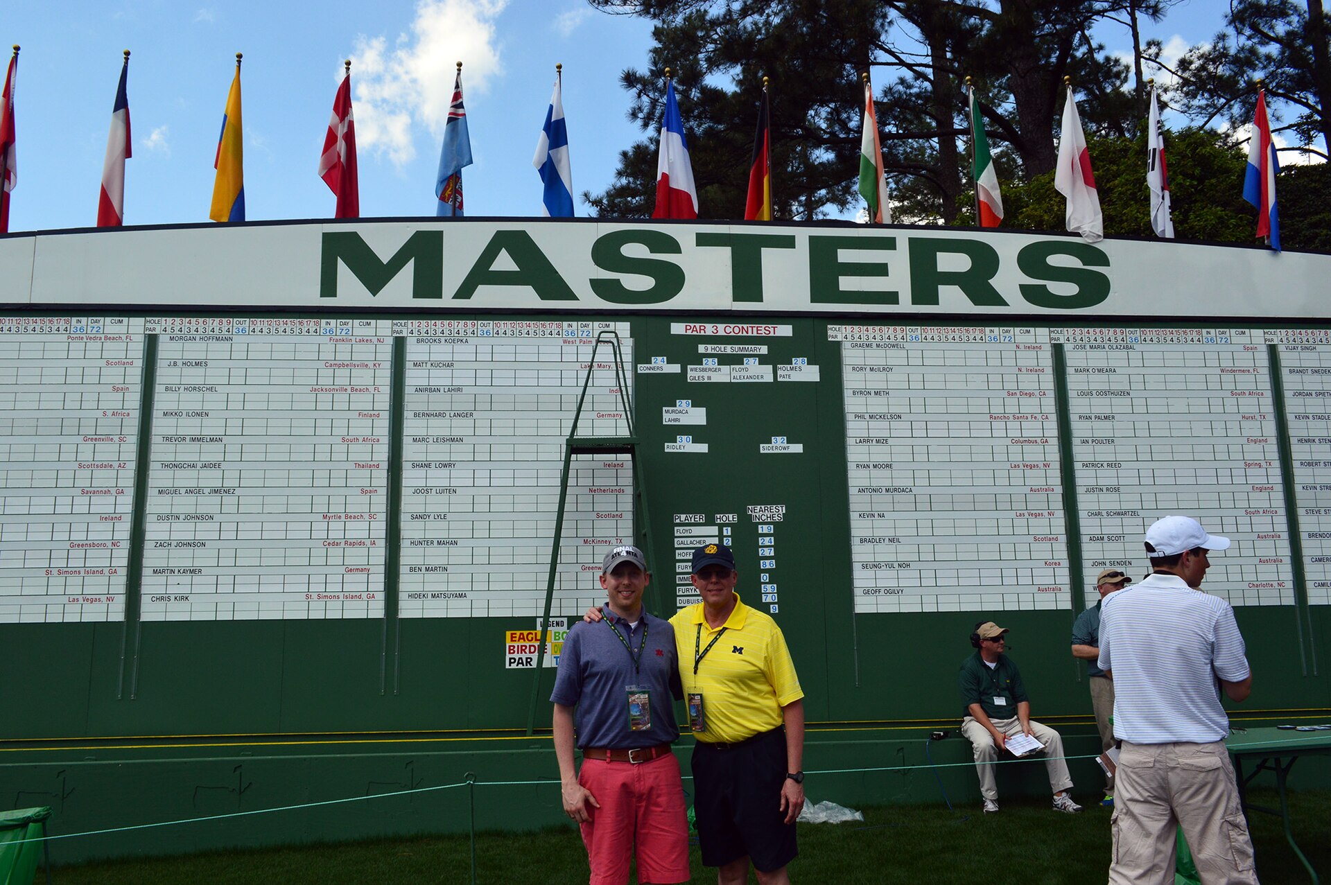 golf leaderboard scoreboard tournament